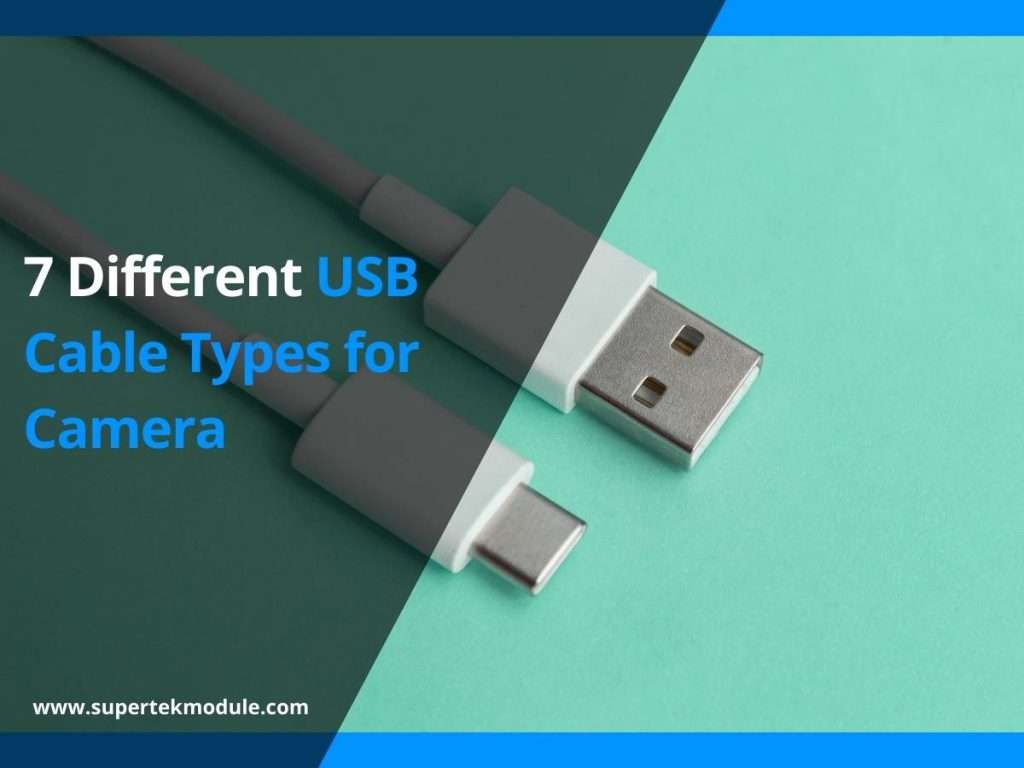 7 Different USB Cable Types for Camera 7