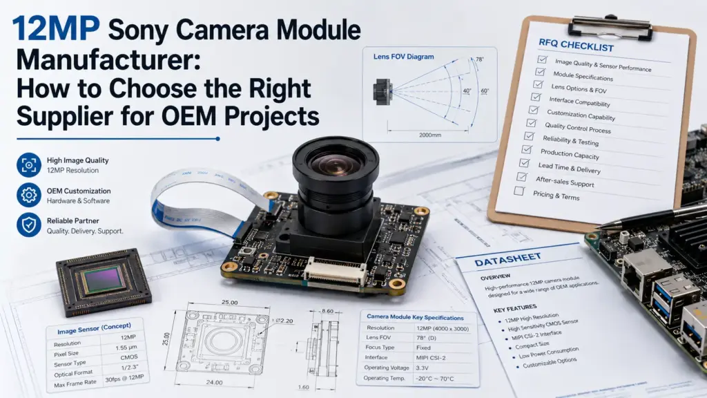 12MP Sony Camera Module Manufacturer