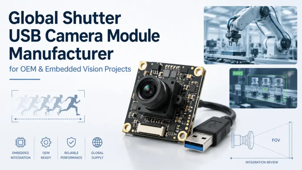 Compare USB global shutter camera module selection factors, customization needs, RFQ details, and documents to confirm before contacting Supertek.