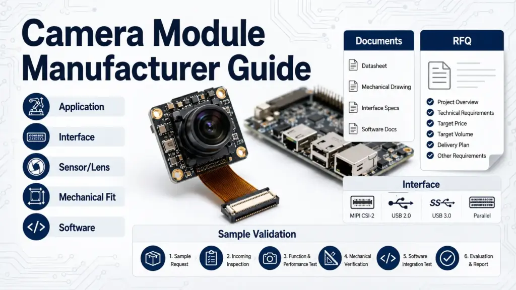 How to Choose a Camera Module Manufacturer for OEM and Custom Projects