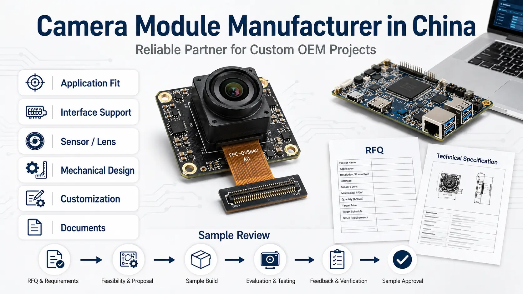 How to Choose a Camera Module Manufacturer in China for Custom OEM Projects