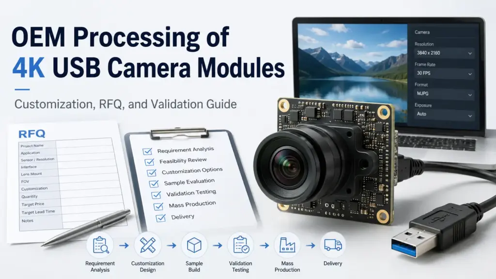 OEM Processing of 4K USB Camera Modules: Customization, RFQ, and Validation Guide 1