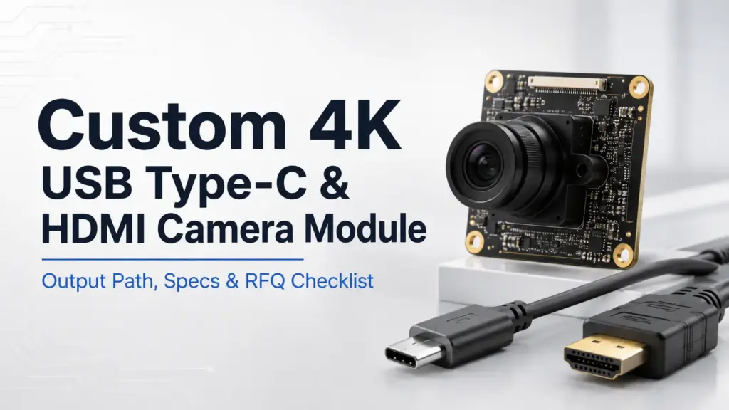 Custom 4K USB Type-C & HDMI Camera Module Output Path, Specs, and RFQ Checklist