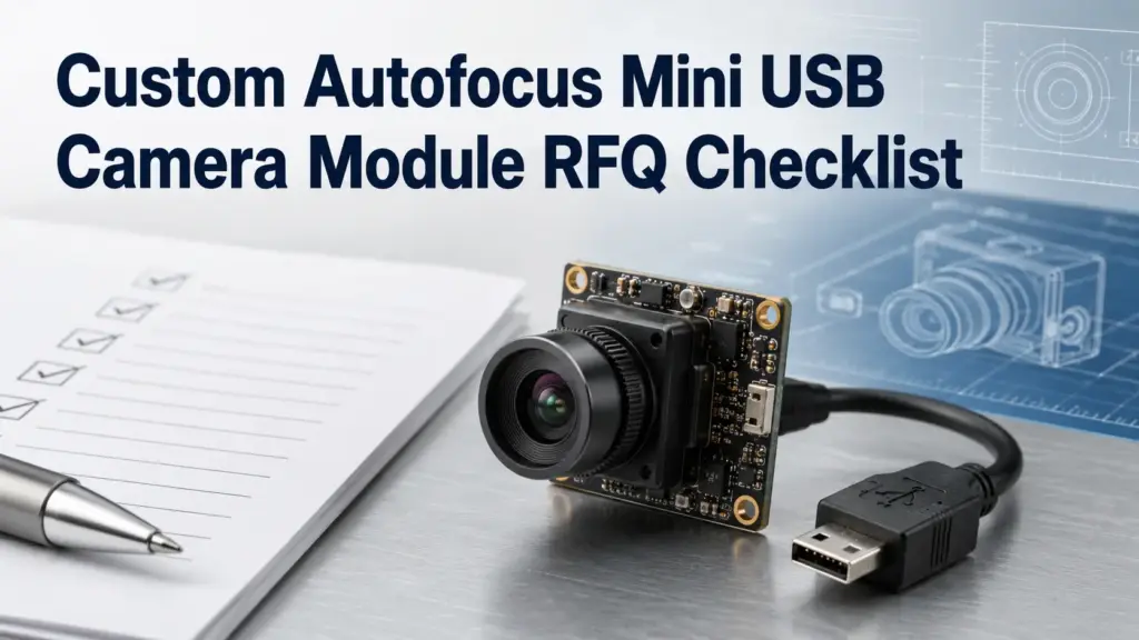 Custom Autofocus Mini USB Camera Module RFQ Checklist