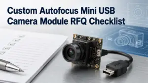 Custom Autofocus Mini USB Camera Module RFQ Checklist