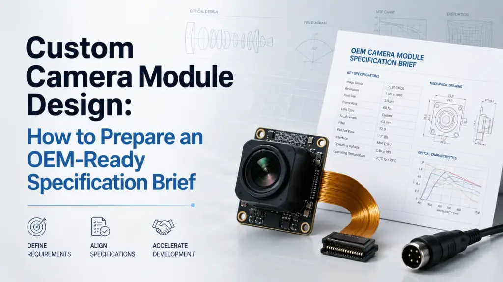 Custom Camera Module Design: How to Prepare an OEM-Ready Specification Brief