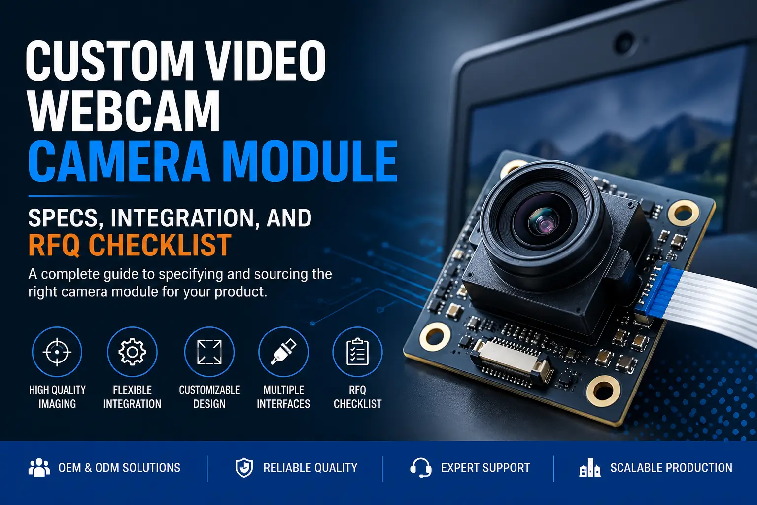 Custom Video Webcam Camera Module: Specs, Integration, and RFQ Checklist
