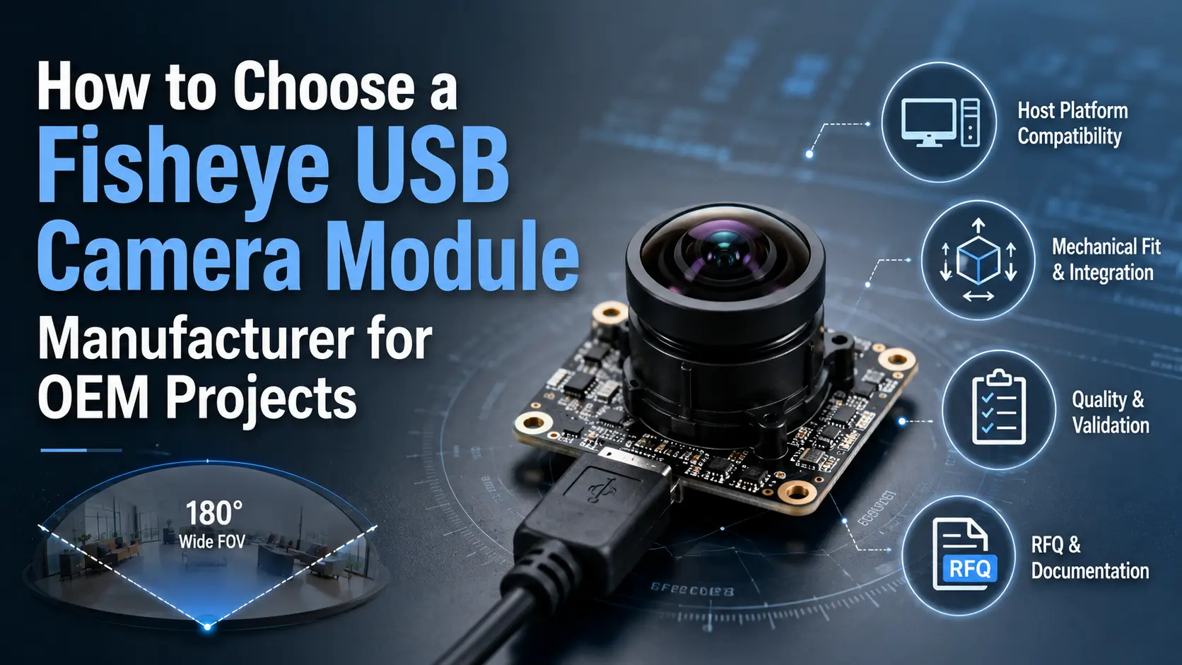 Fisheye USB Camera Module Manufacturer: OEM Selection Guide