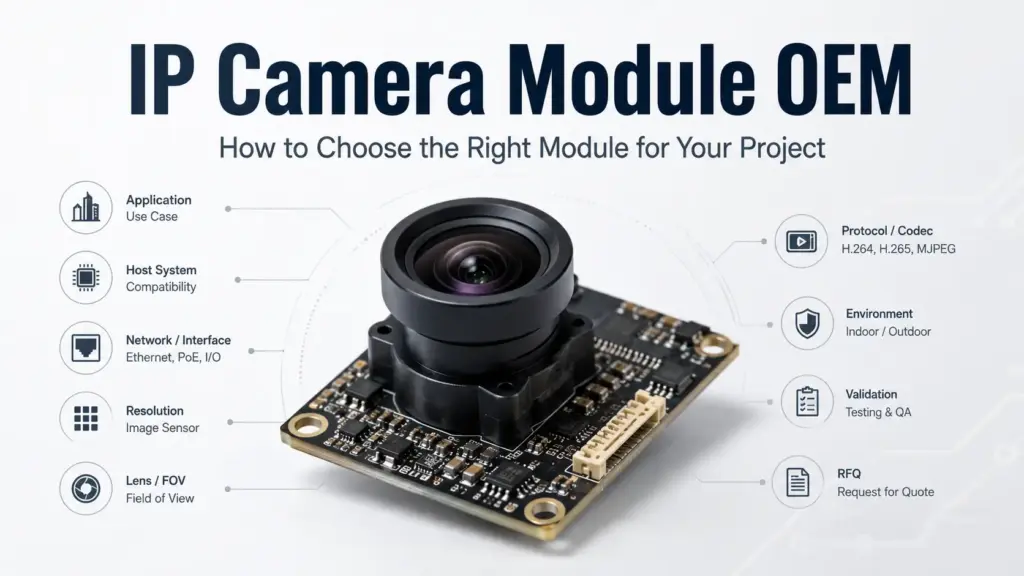 IP Camera Module OEM: How to Choose the Right Module for Your Project