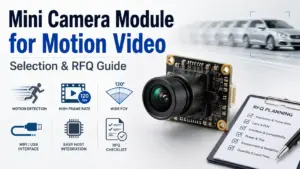 Mini Camera Module for Motion Video: Manufacturer Selection and RFQ Checklist