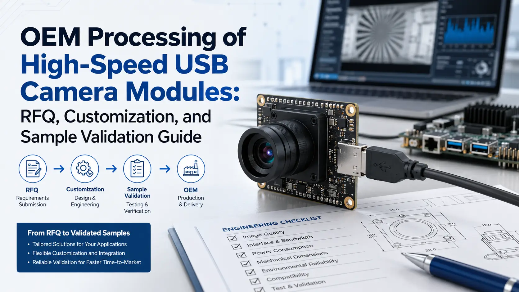 OEM Processing of High-Speed USB Camera Modules: RFQ, Customization, and Sample Validation Guide