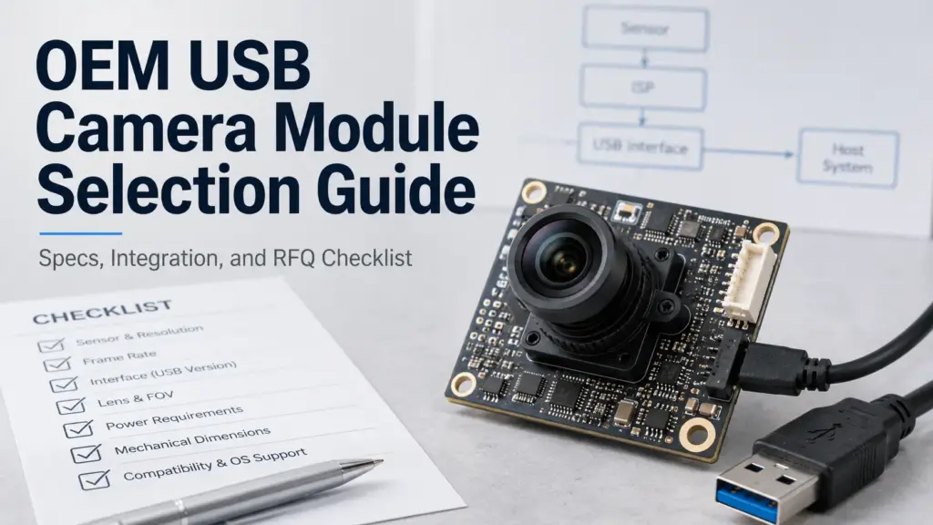 OEM USB Camera Module Selection Guide Specs, Integration, and RFQ Checklist