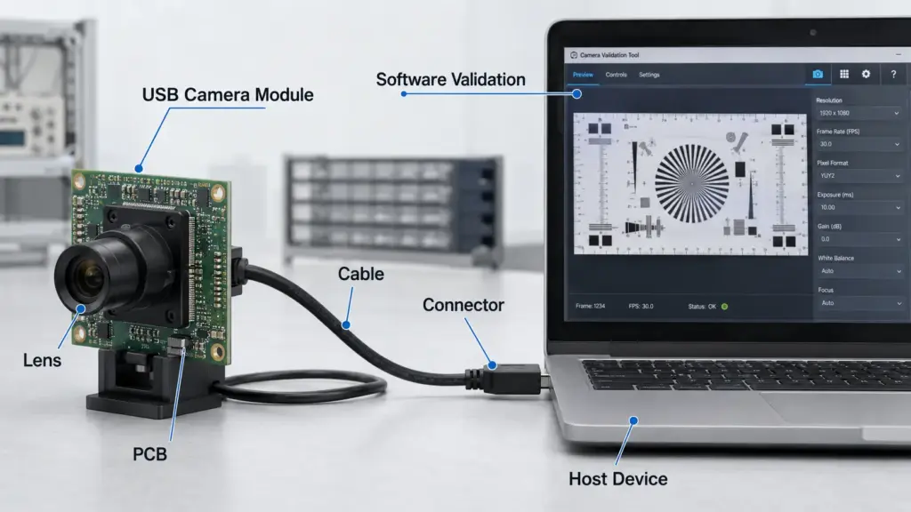 OEM USB Camera Module Selection Guide: Specs, Integration, and RFQ Checklist 2
USB Camera Module Integration Checkpoints