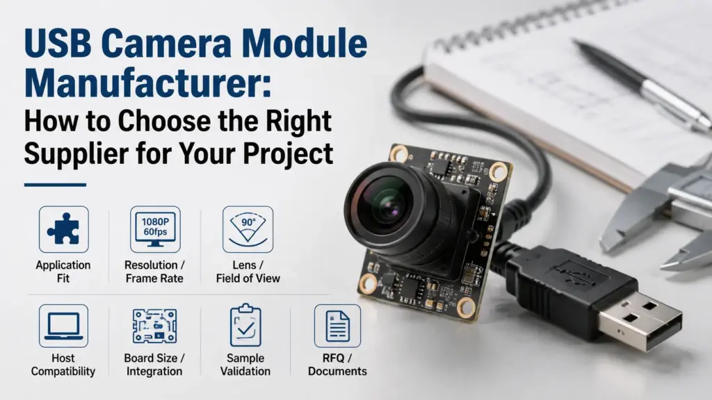 USB Camera Module Manufacturer: How to Choose the Right Supplier for Your Project